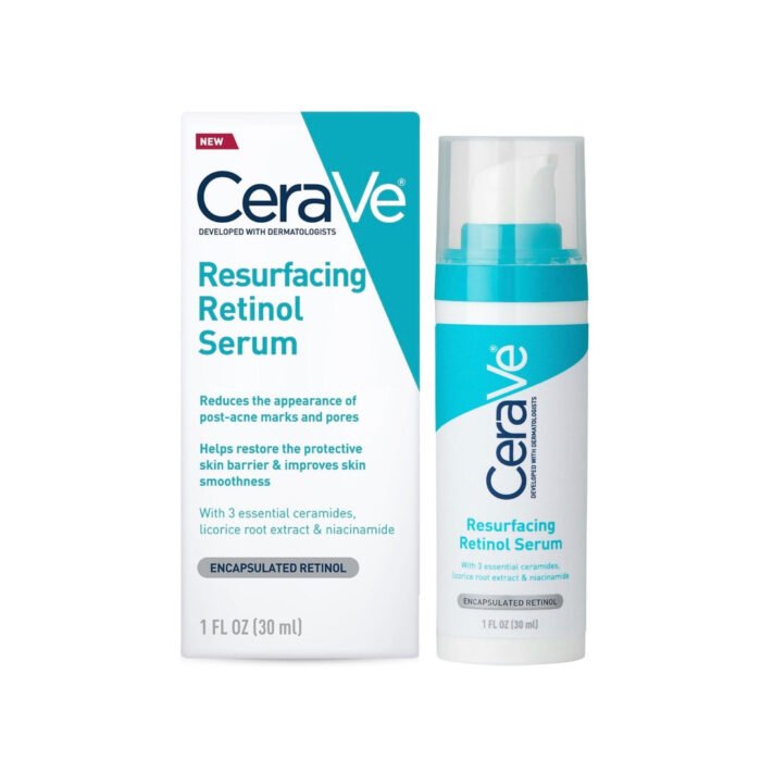 CeraVe Resurfacing Retinol Serum – Retinol Serum for Acne Marks ...