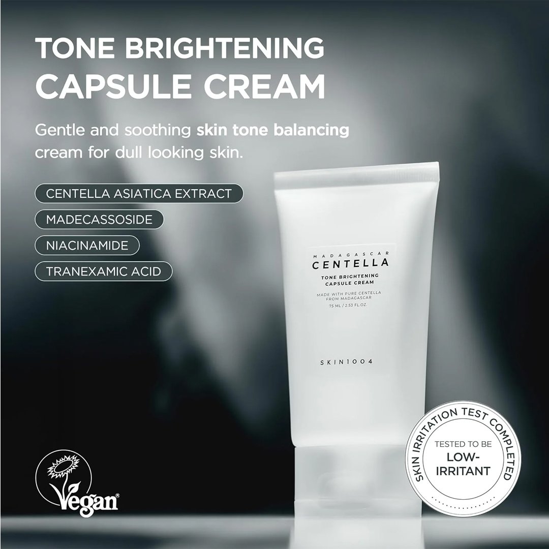 brighting cream SKIN1004 Madagascar Centella Tone Brightening Capsule Cream 75ml - Image 1