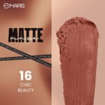 Mars Mousse Matte Lipstick - 16 Chic Beauty