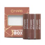Mars Matte Box Set of 3 Lipsticks for Women