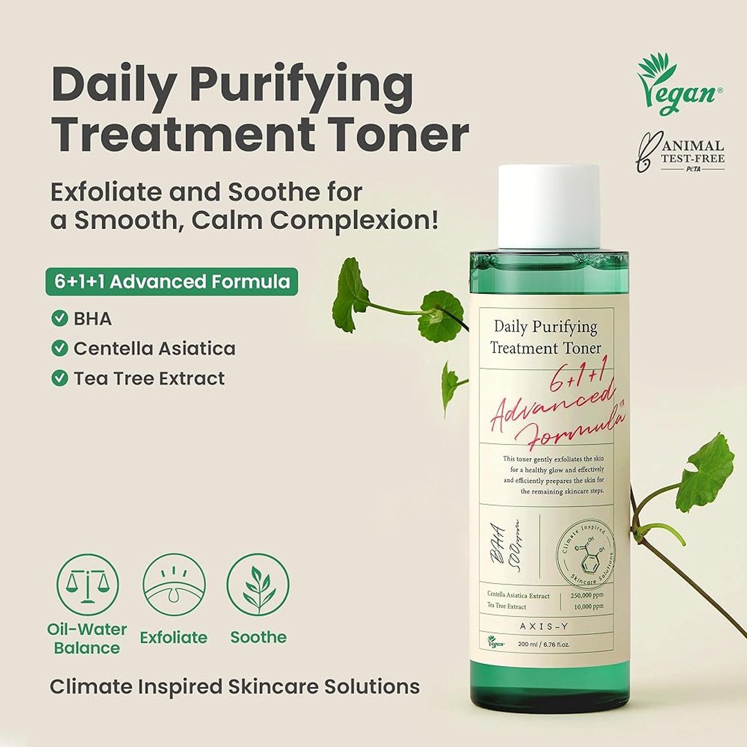 axisy toner AXIS-Y Daily Purifying Treatment Toner 200ml - Image 1