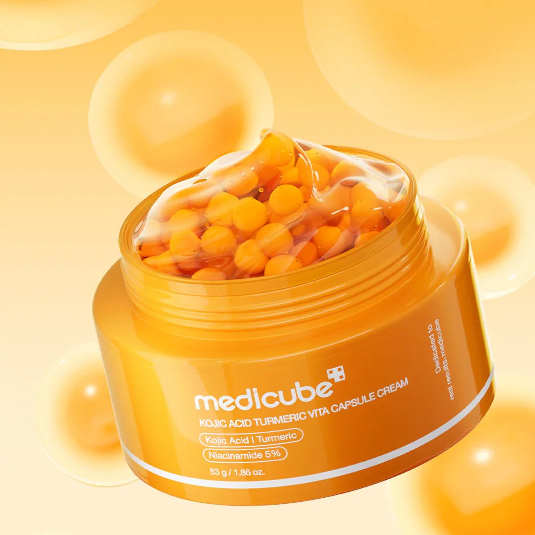 medicube turmeric vita capsule cream Medicube Kojic Acid Turmeric Vita Capsule Cream 53g - Image 1
