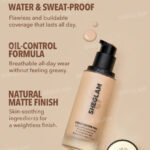 Sheglam Long Lasting Breathable Matte Foundation Porcelain