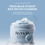Arencia Fresh Blue Hyssop Rice Mochi Cleanser 120g soothing face wash