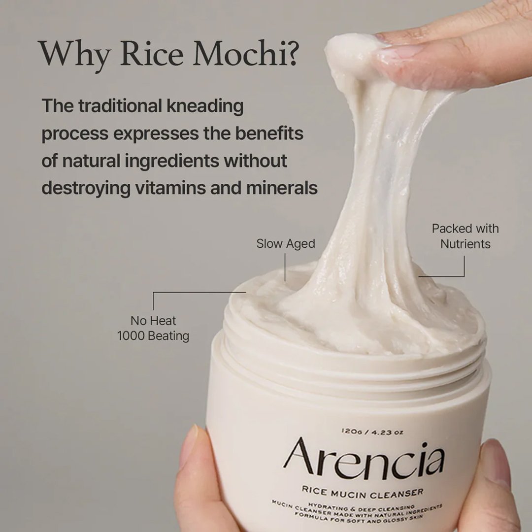 Arencia Rice Mucin Cleanser 120g Arencia Rice Mucin Cleanser 120g Korean hydrating face cleanser