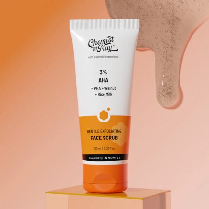 Chemist At Play Gentle Exfoliating Face Scrub for Clear and Glowing Skin 100ml