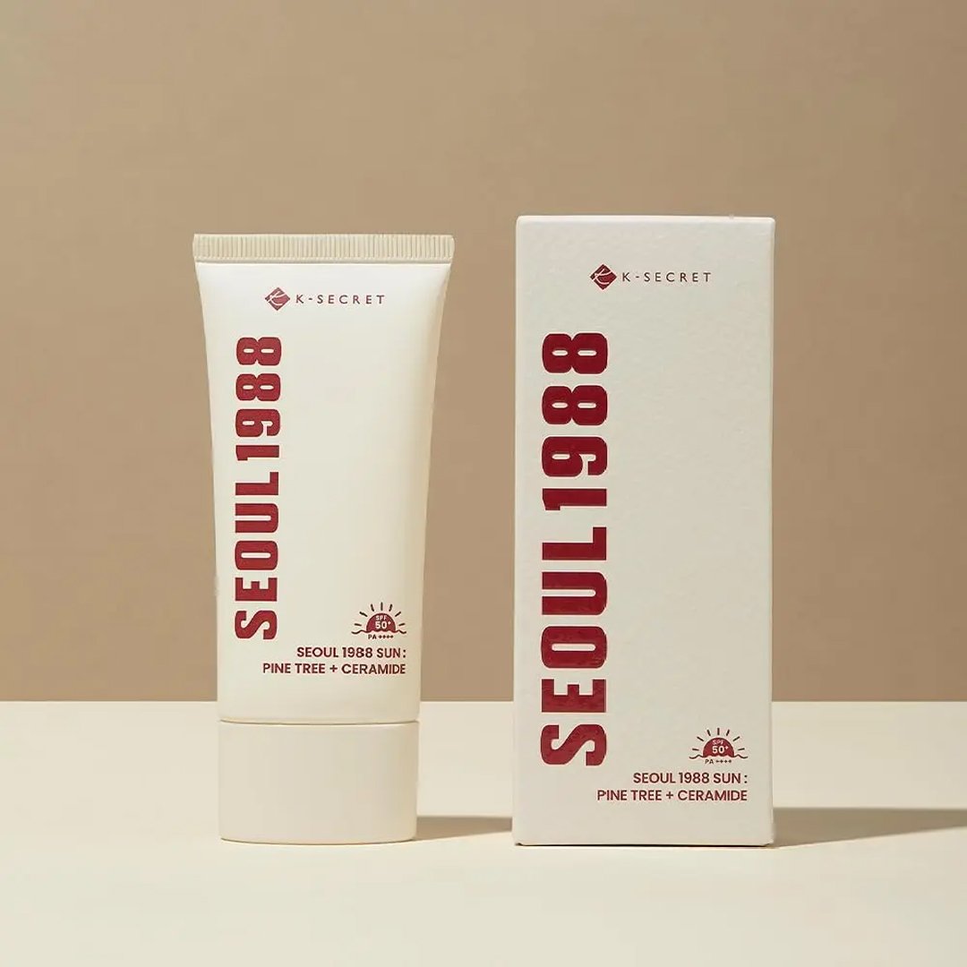 KSECRET SEOUL 1988 Sun Pine Tree + Ceramide 50ml K Secret Seoul 1988 Sun Pine Tree Ceramide SPF 50+ PA++++ 50ml