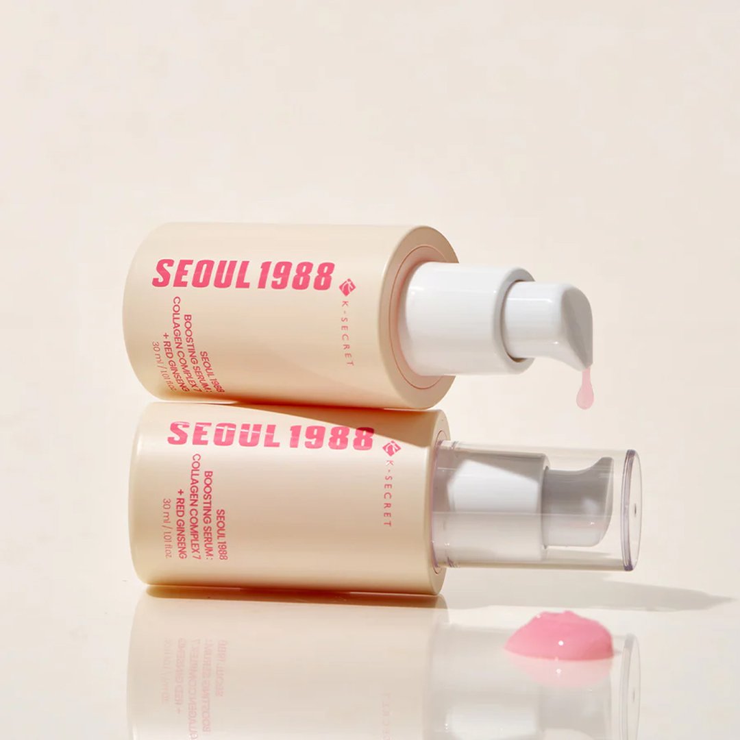 SEOUL 1988 BOOSTING SERUM COLLAGEN COMPLEX 7 + RED GINSENG 30ml K Secret Seoul 1988 Boosting Serum Collagen Complex 7 Red Ginseng 30ml