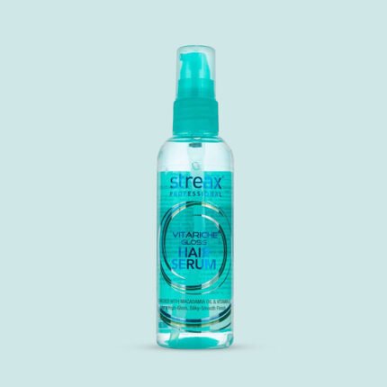 Streax Professional Vitariche Gloss Hair Serum 100ml for High Shine Smooth and Frizz Free Hair