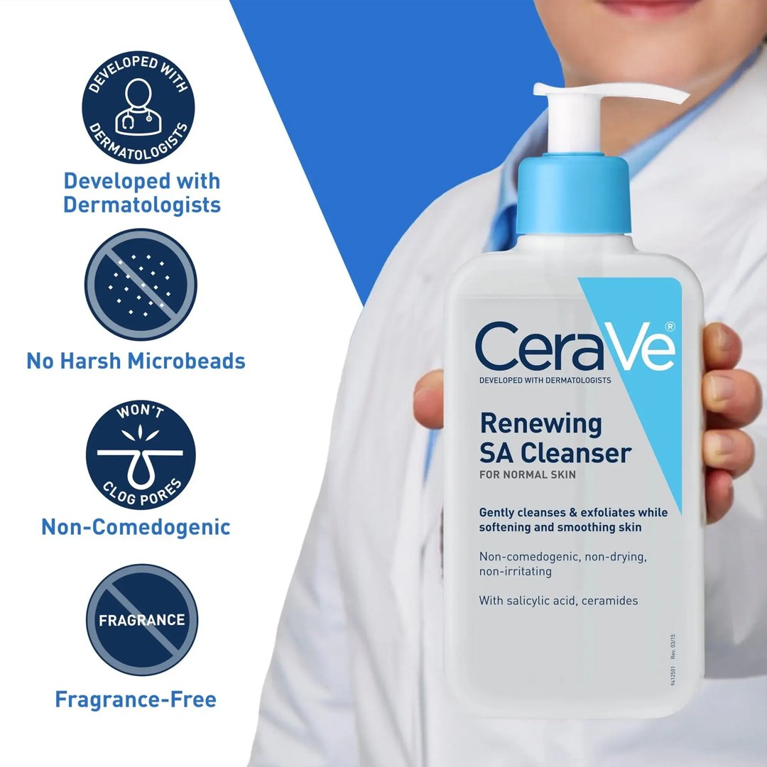 cerave renewing sa cleanser 237ml CeraVe Renewing SA Cleanser 237ml - Image 1