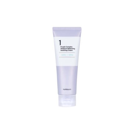 Numbuzin No.1 Purple Complex Moisture Balancing Soothing Cream 100ml lightweight Korean moisturizer for sensitive skin