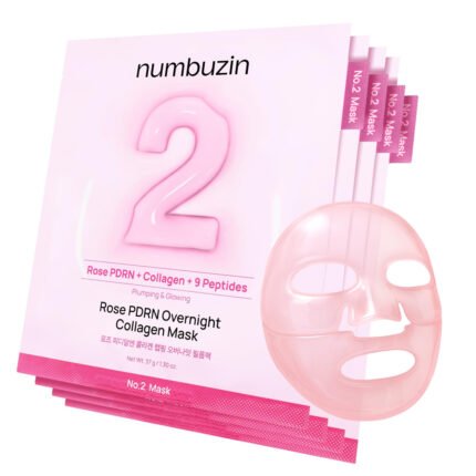 Numbuzin No.2 Rose PDRN Overnight Collagen Mask 1 Sheet