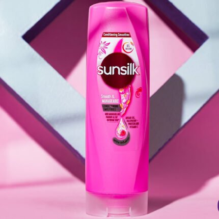 Sunsilk Smooth & Manageable Active Conditioner 300ml with Argan Oil for silky smooth frizz-free hair