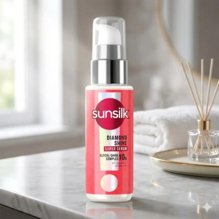 Sunsilk Diamond Shine Super Serum 45ml for instant glossy shine and frizz-free silky hair