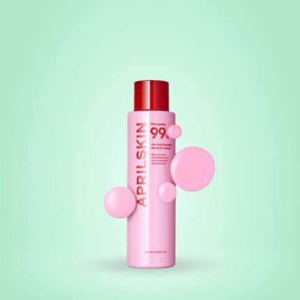 APRILSKIN TXA Niacinamide Toning Shot 99 Milky Toner 150ml bottle on clean background