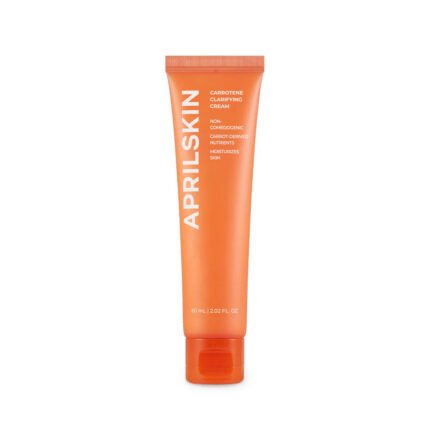 APRILSKIN Carrotene Clarifying Cream 60ml orange tube packaging for acne skin