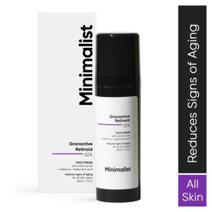 Minimalist Granactive Retinoid 2% Face Cream 30ml anti-aging night cream for fine lines and wrinkles