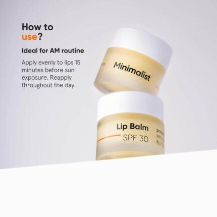 Minimalist Lip Balm SPF 30 8g hydrating lip balm for dry and chapped lips