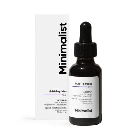 Minimalist Multi Peptides 10% Face Serum 20ml collagen boosting anti-aging serum
