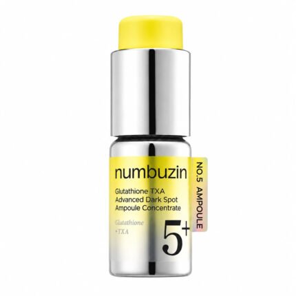 Numbuzin No 5 Glutathione TXA Advanced Dark Spot Ampoule Concentrate 17g tube for hyperpigmentation treatment