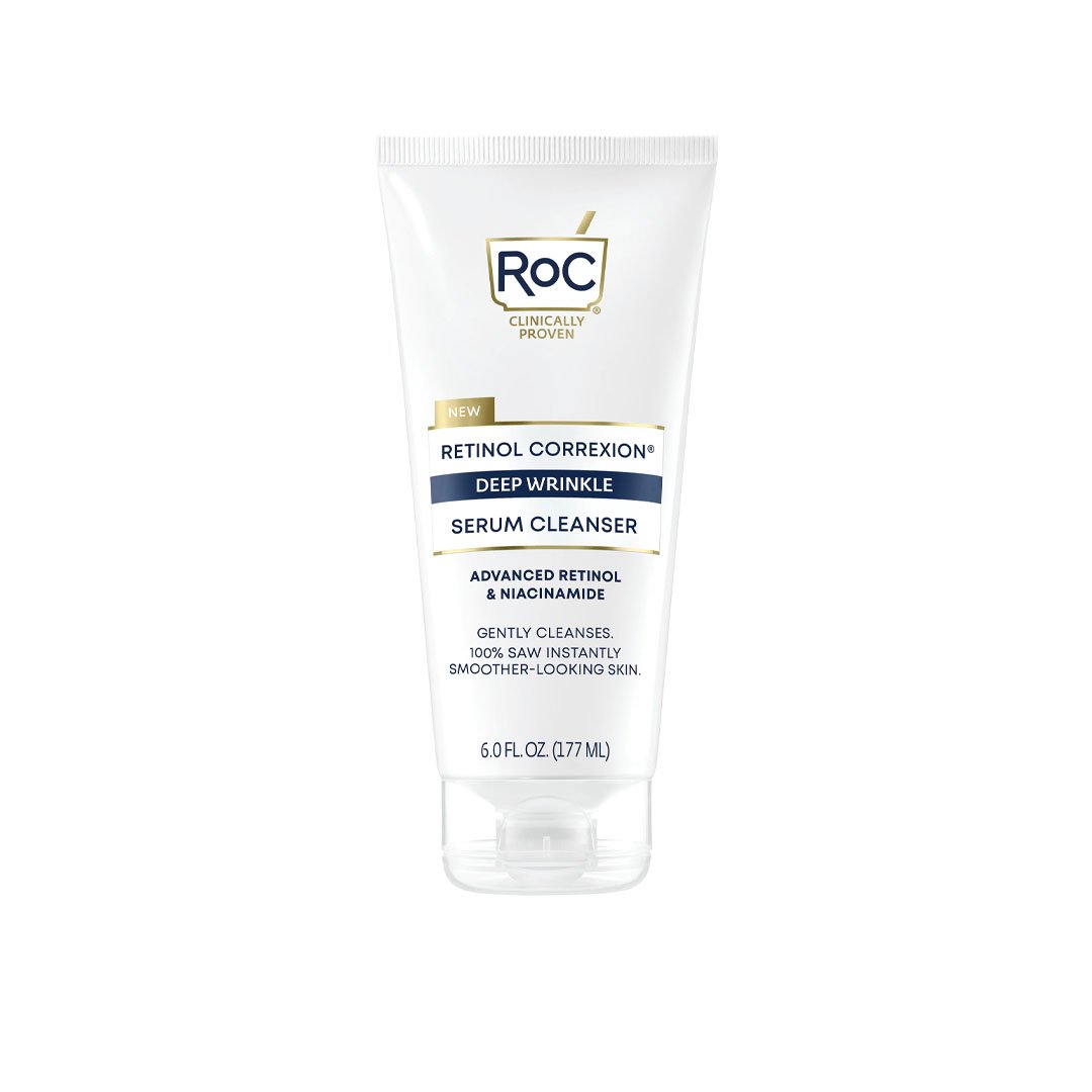 RoC Retinol Correxion Deep Wrinkle Serum Cleanser 177ml RoC Retinol Correxion Deep Wrinkle Serum Cleanser 177ml anti-aging facial cleanser with retinol