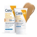 CeraVe Hydrating Mineral Sunscreen Broad Spectrum SPF 30 Sheer Tint 50ml tinted mineral face sunscreen