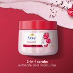 Dove Crushed Cherries & Chia Milk Body Scrub 298g moisturizing exfoliating body polish