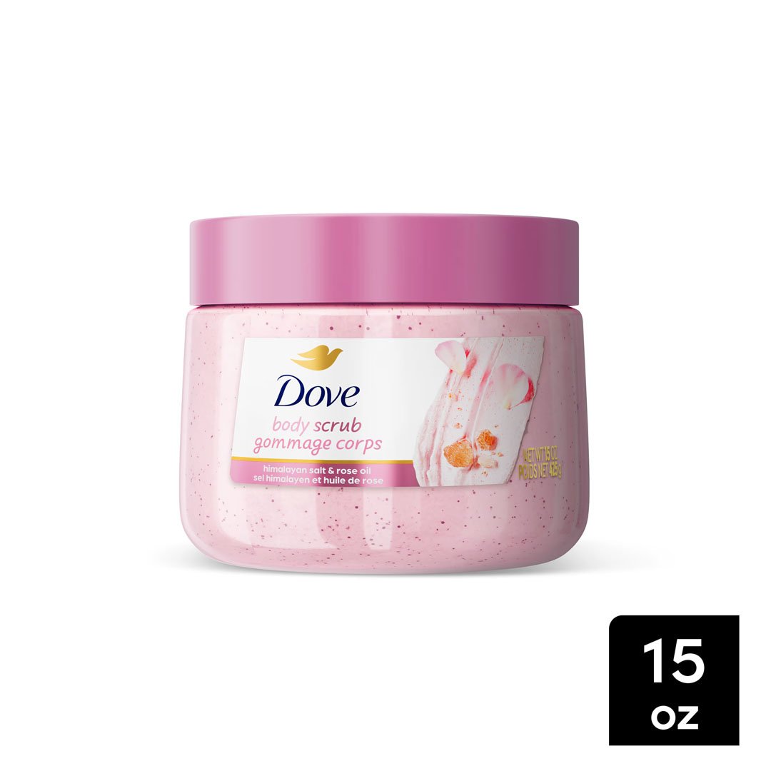 Dove Himalayan Salt & Rose Oil Body Scrub 298g Dove Himalayan Salt & Rose Oil Body Scrub 298g exfoliating moisturizing body polish