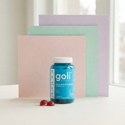 Goli Ashwagandha Gummies 60 Gummies with KSM-66 and Vitamin D