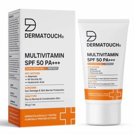 Dermatouch Multivitamin SPF 50 PA+++ Sunscreen Gel