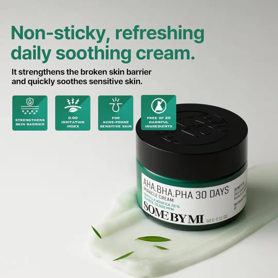 OME BY MI AHA BHA PHA 30 Days Miracle Cream 60g OME BY MI AHA BHA PHA 30 Days Miracle Cream 60g