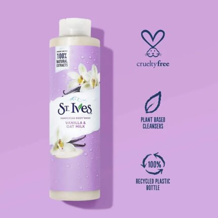 St. Ives Vanilla & Oat Milk Pampering Body Wash 650ml