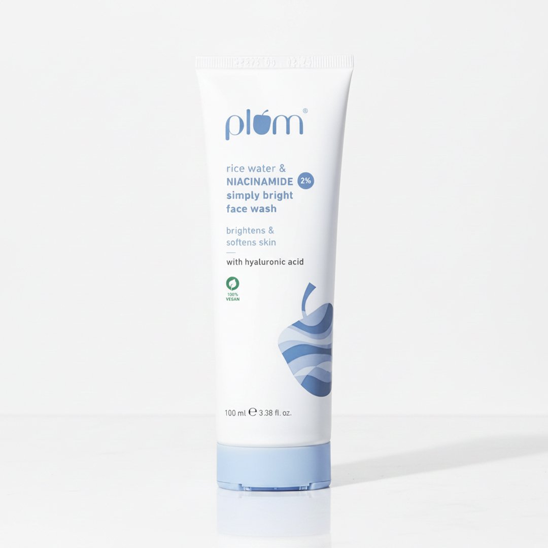Plum Simply Bright 2% Niacinamide Face Wash With Rice Water Plum Simply Bright 2% Niacinamide Face Wash With Rice Water