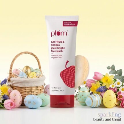 Plum Saffron & Papaya Glow Bright Gel Face Wash 100ml