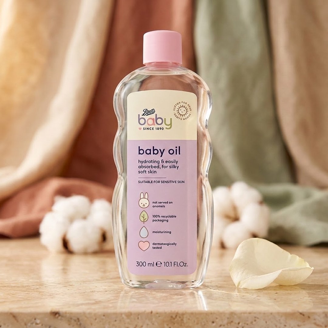 Boots Baby Oil 300ml Boots Baby Oil 300ml for Baby Massage