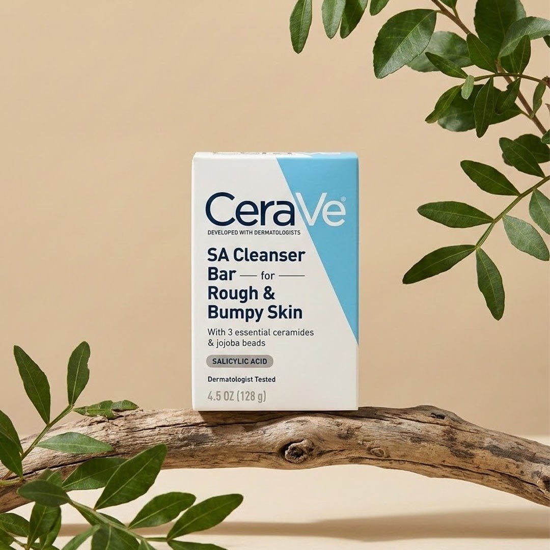 CeraVe SA Cleanser Bar 128g CeraVe SA Cleanser Bar 128g for rough and bumpy skin